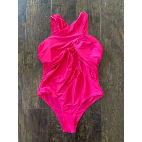 Hot Pink Size Medium Bathing Suit - Picture 1 of 3